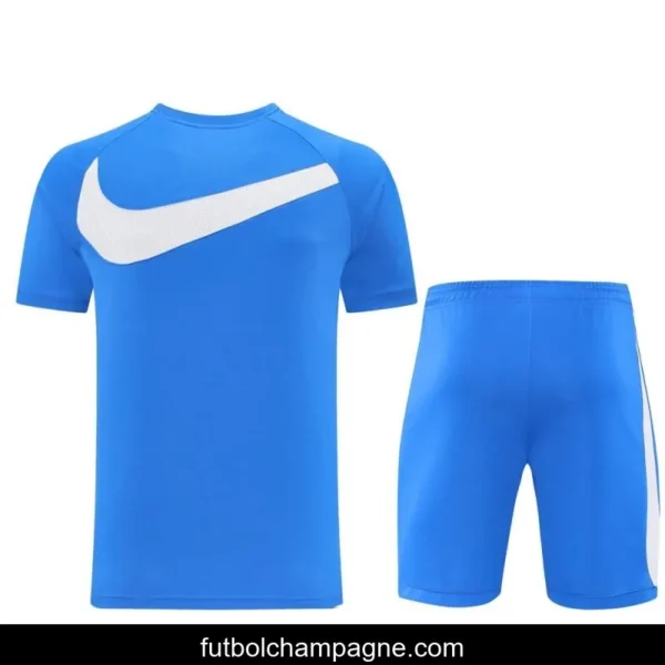 25_26 Nike Blue Short Sleeve Jersey+Shorts - Image 5