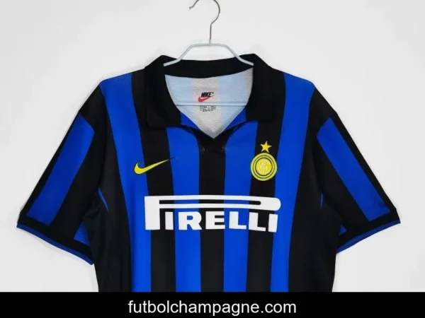 Retro 1998_99 Inter Milan Home Soccer Jersey - Image 3