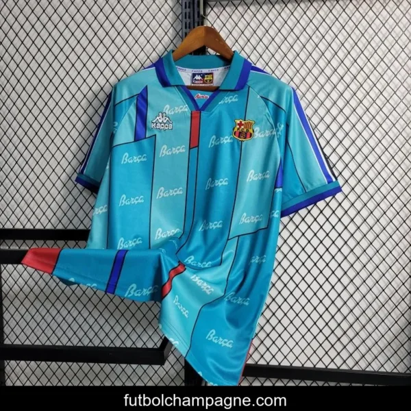 Retro 1995-97 Barcelona Away Jersey - Image 4