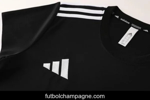 2025 Adidas Black Short Sleeve Jersey+Shorts - Image 4