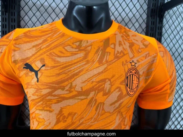 Player Version 25_26 AC Milan Goalkeeper Third Orange Jersey - Image 3