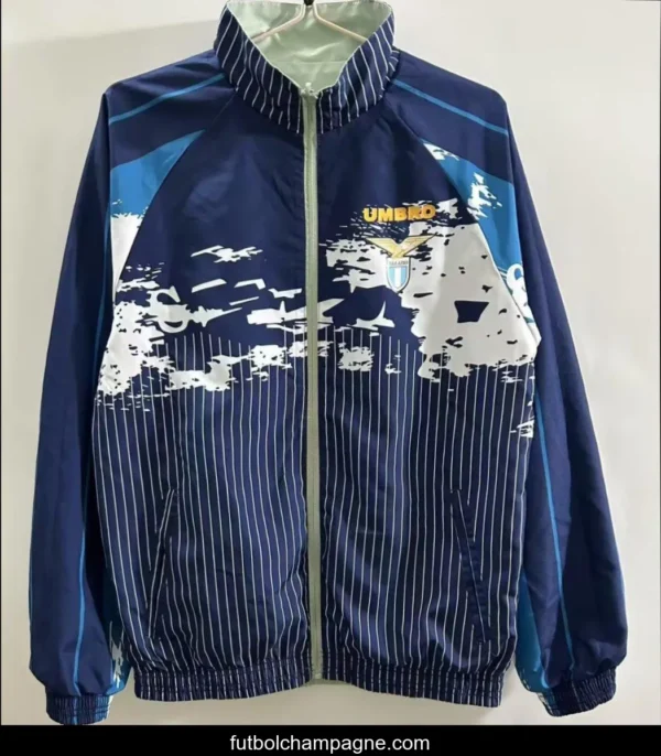 24_25 SS Lazio Navy_Grey Reversible Windbreaker - Image 2