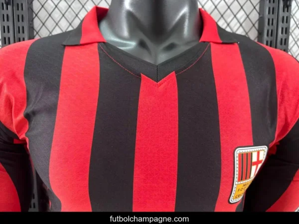 Player Version 24_25 AC Milan Home 125Th Anniversary Long Sleeve Jersey - Image 3