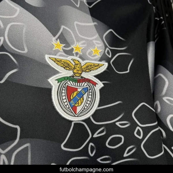 24_25 Benfica Black Pre-Match Training Jersey - Image 3