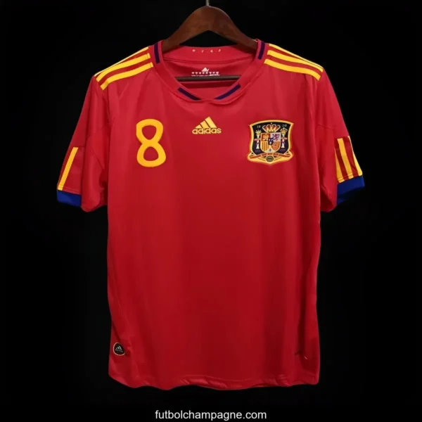 Retro 2010 Spain Home Jersey - Image 2