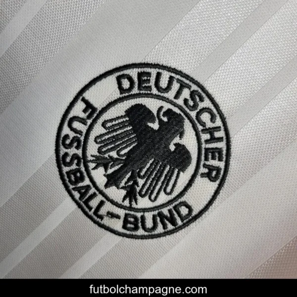 Retro 1992 Germany Home Soccer Jersey - Image 3