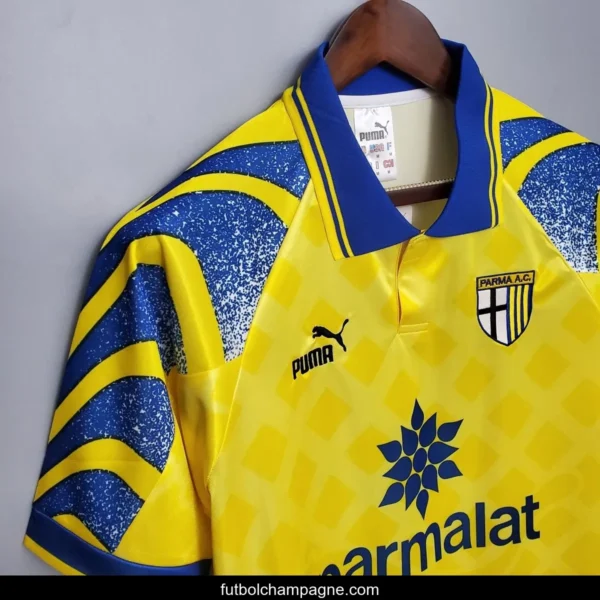 Retro Parma 95_97 Yellow Soccer Jersey - Image 4