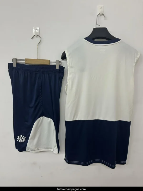25_26 West Ham United Vest Jersey Beige+ Shorts - Image 2