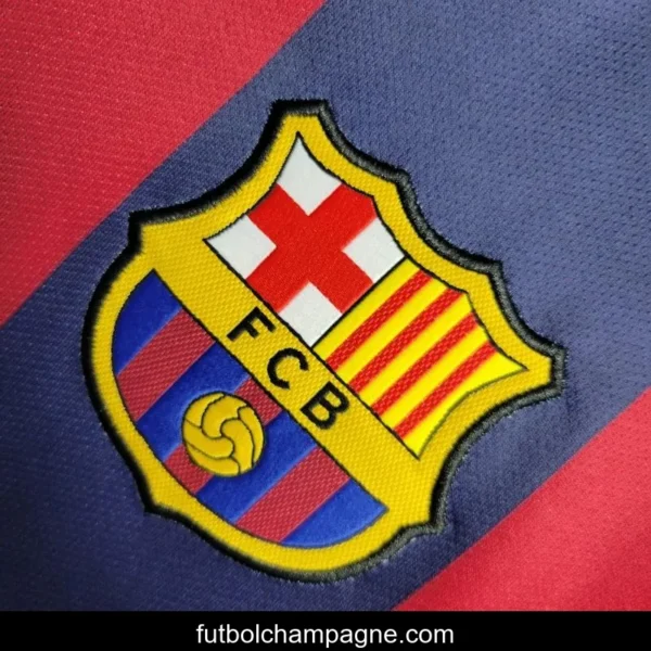 Retro 2014_15 Barcelona Home Jersey - Image 2