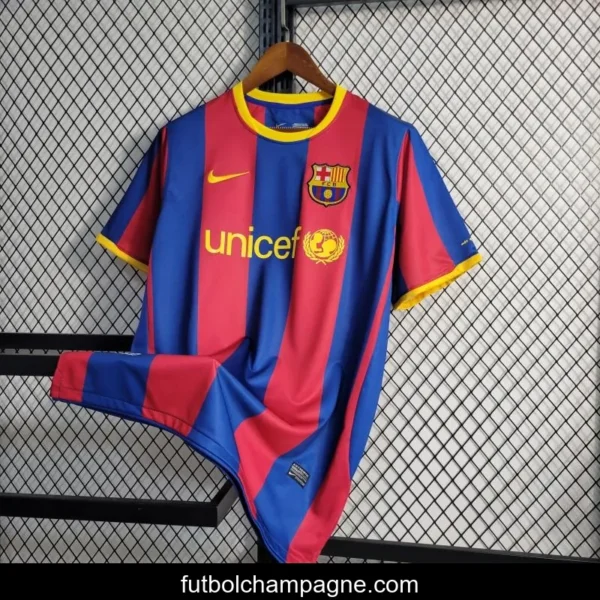 Retro 10_11 Barcelona Home Jersey - Image 4
