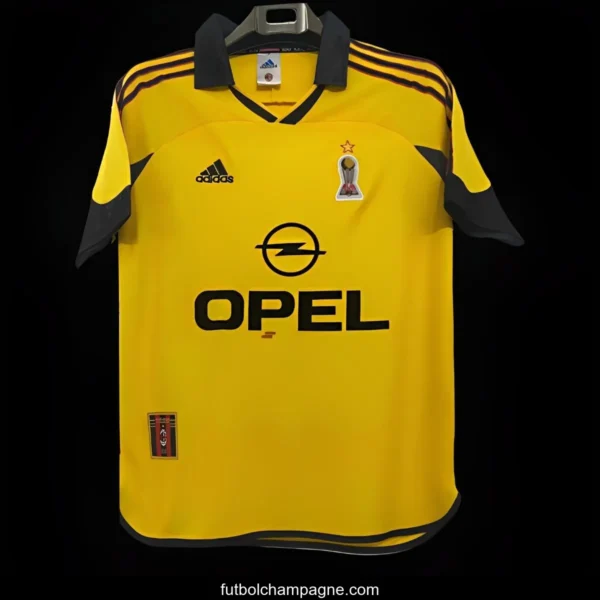 Retro 99_00 AC Milan Away Yellow Jersey - Image 3