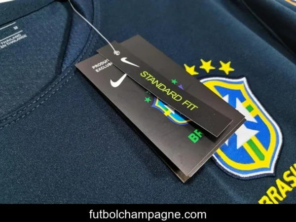 Retro 2020 Brazil Dark Green Home Soccer Jersey - Image 2