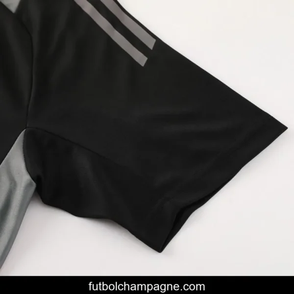 24_25 Adidas Black Short Sleeve Jersey+Shorts - Image 6