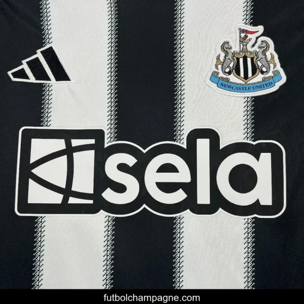 25_26 Newcastle United Home Long Sleeve Jersey - Image 6