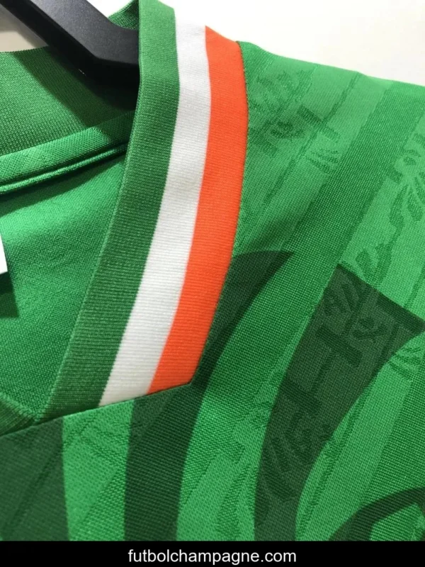 Retro 1994 Ireland Home Soccer Jersey - Image 2