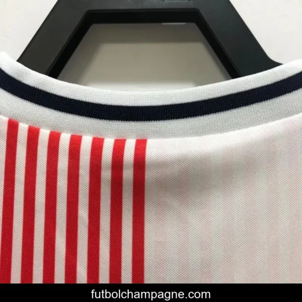 Retro 1986 Denmark Away Soccer Jersey - Image 3