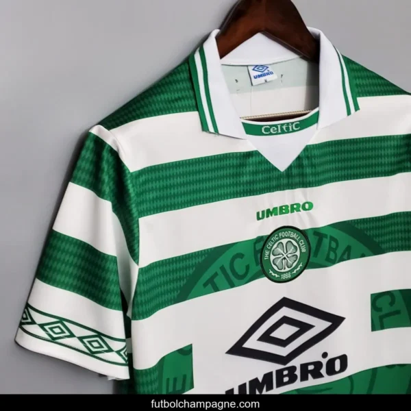 Retro 98_99 Celtic home Soccer Jersey - Image 2