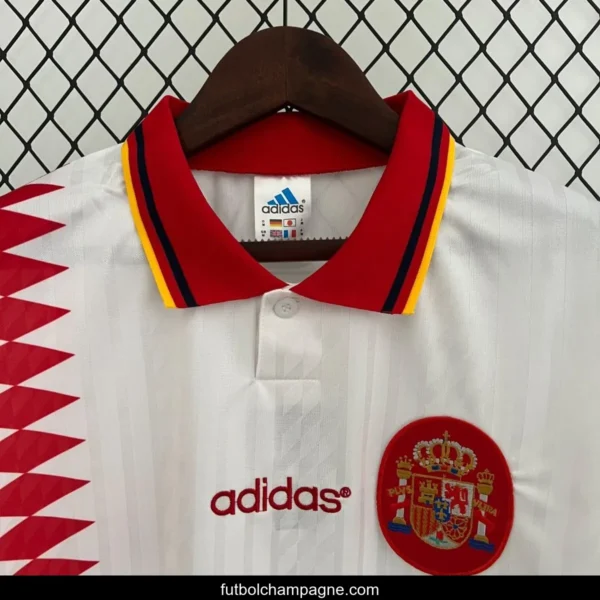 Retro 1994 Spain Away White Jersey - Image 3