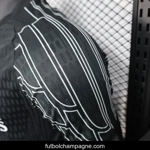 Player Version 25_26 PSG Black Goalkeeper Jersey - Image 2