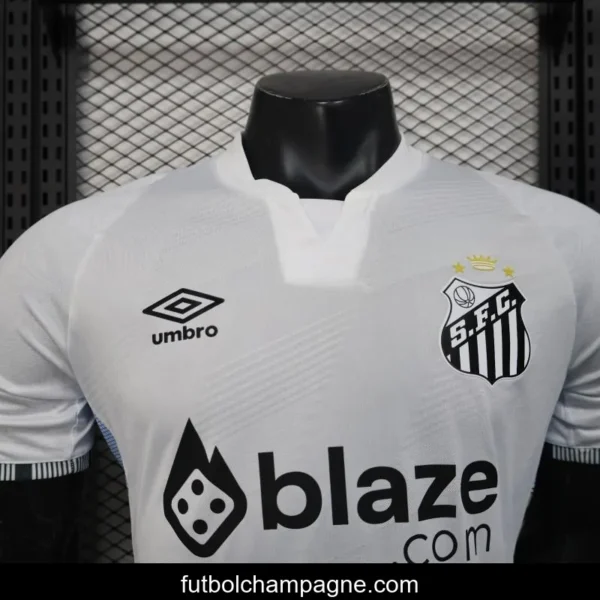Player Version 25_26 Santos Home Jersey With Sponsors - Image 2