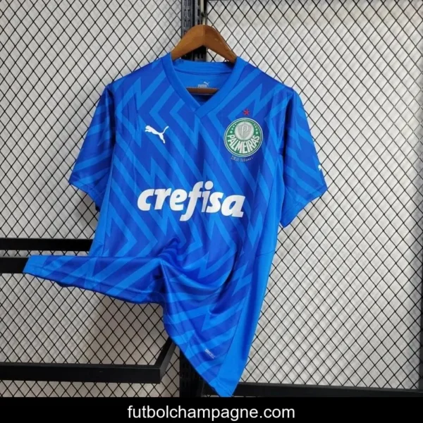 24_25 Palmeiras Goalkeeper Blue Jersey - Image 2