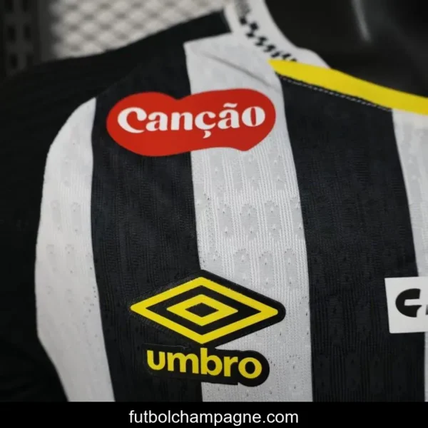 Player Version 25_26 Santos Away Jersey With Full Sponsors - Image 3