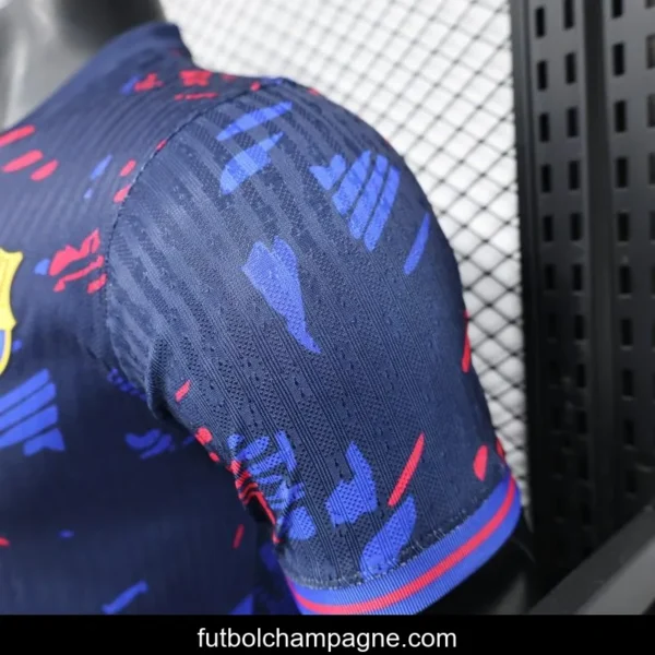 Player Version 25_26 FC Barcelona Navy Blue with Spotify Sponsor Jersey - Image 2