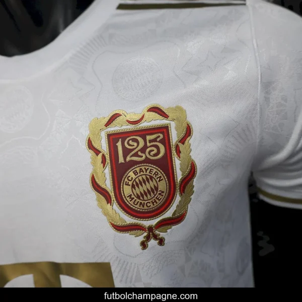 2024_25 Player Version Bayern Munich 125 Anniversary White Jersey - Image 2