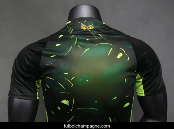 Player Version 24_25 Real Madrid Black_Green Special Pattern Pre-Match Jersey - Image 3