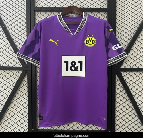 24_25 Borussia Dortmund Purple Goalkeeper Jersey - Image 3