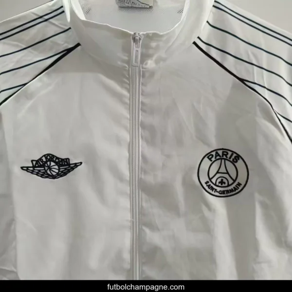24_25 PSG White Windbreaker - Image 2