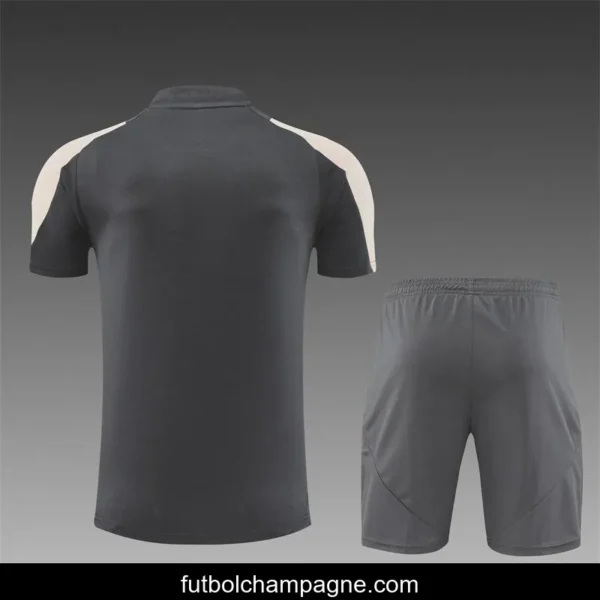 24_25 Real Madrid Black_Pink Short Sleeve Jersey+Shorts - Image 4
