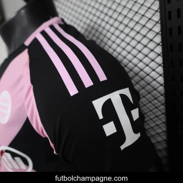 25_26 Player Version Bayern Munich Training Grid Pattern Jersey - Image 2