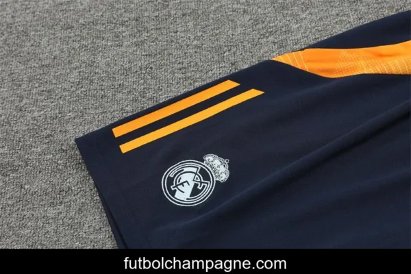 24_25 Real Madrid White Short Sleeve Jersey+Shorts - Image 3