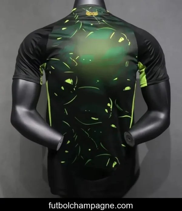 Player Version 24_25 Real Madrid Black_Green Special Pattern Pre-Match Jersey - Image 4