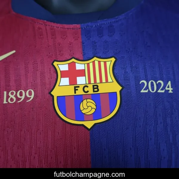 Player Version 24_25 Barcelona Home 125Th Anniversary 1899-2024 Printing Jersey - Image 2