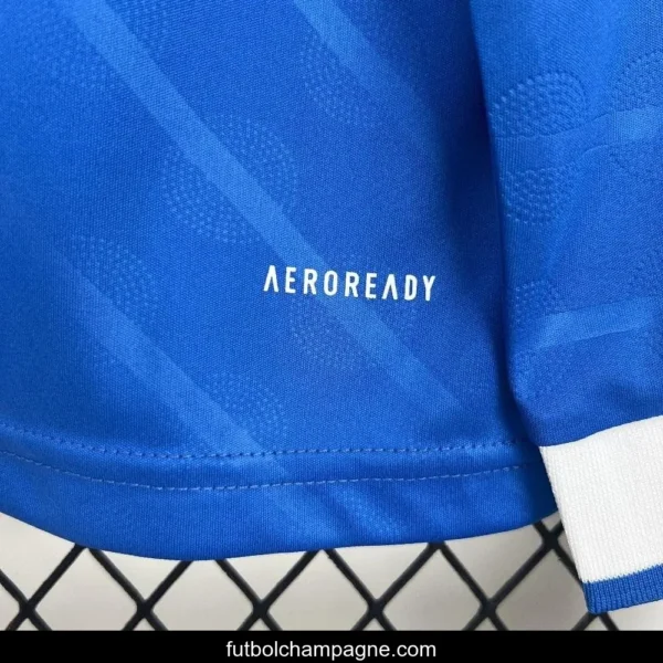 25_26 Real Madrid Third Blue Long Sleeve Jersey - Image 4