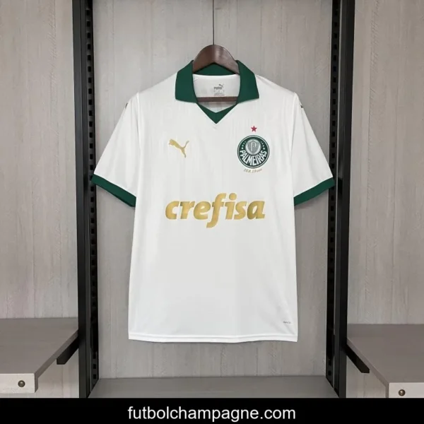 24_25 Palmeiras Away White Jersey - Image 3
