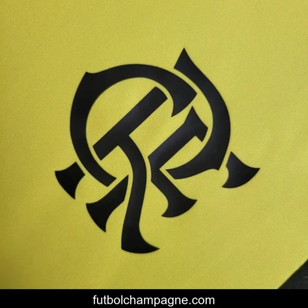 24_25 Flamengo Yellow Vest Training Jersey - Image 3