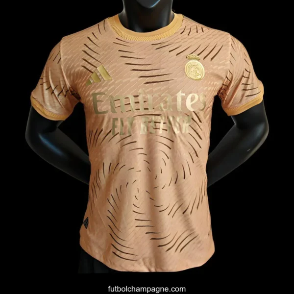 Player Version 24_25 Real Madrid Golden Special Jersey - Image 2