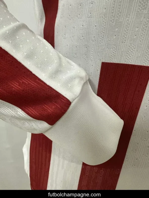 2025_26 Player Version Atletico Madrid Home Long Sleeve Jersey - Image 2