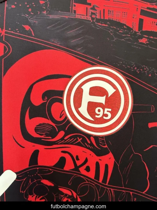 24_25 Fortuna Düsseldorf Daruma Black Jersey - Image 2