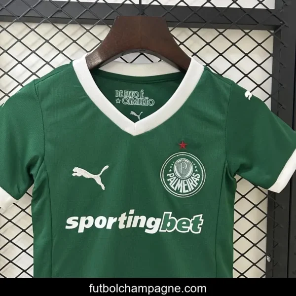 25_26 Kids Palmeiras Home Size 16-28 Jersey - Image 2