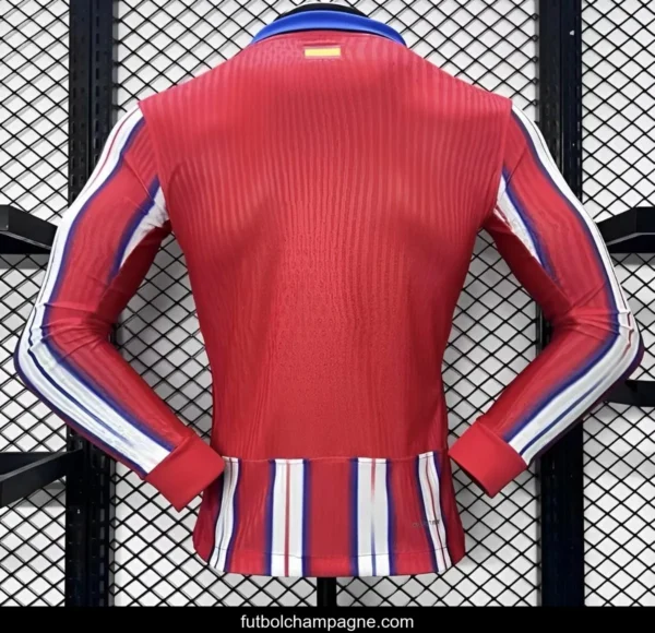 Player Version 24_25 Atletico Madrid Home Long Sleeve Jersey - Image 2