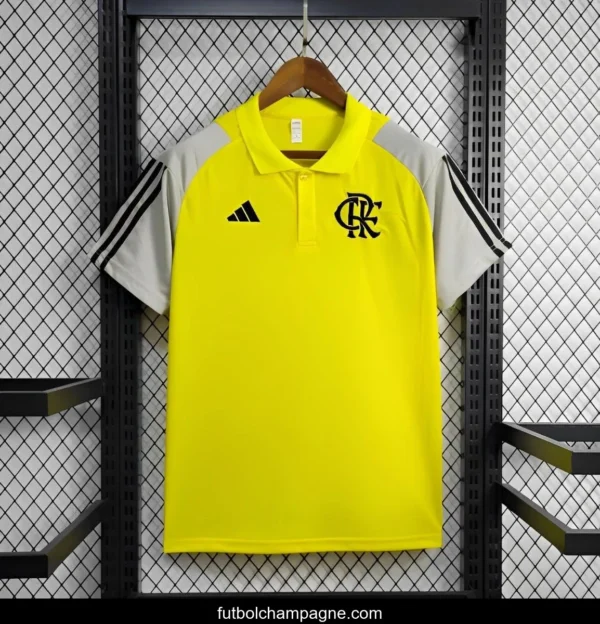 24_25 Flamengo Yellow Polo Jersey - Image 2