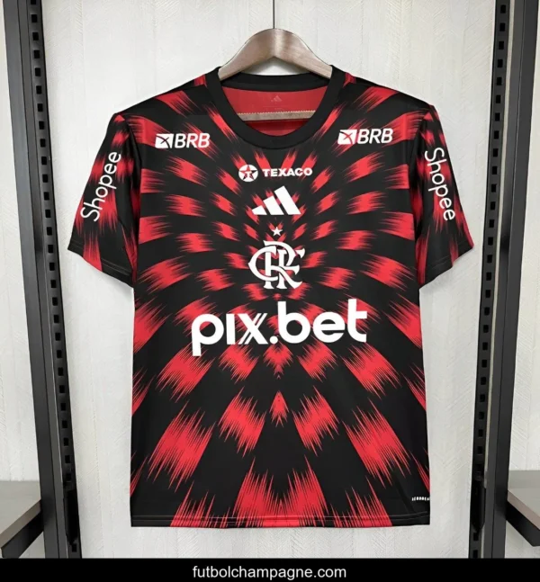 25_26 Flamengo Pre-match All Sponsor S-XXXXL - Image 3