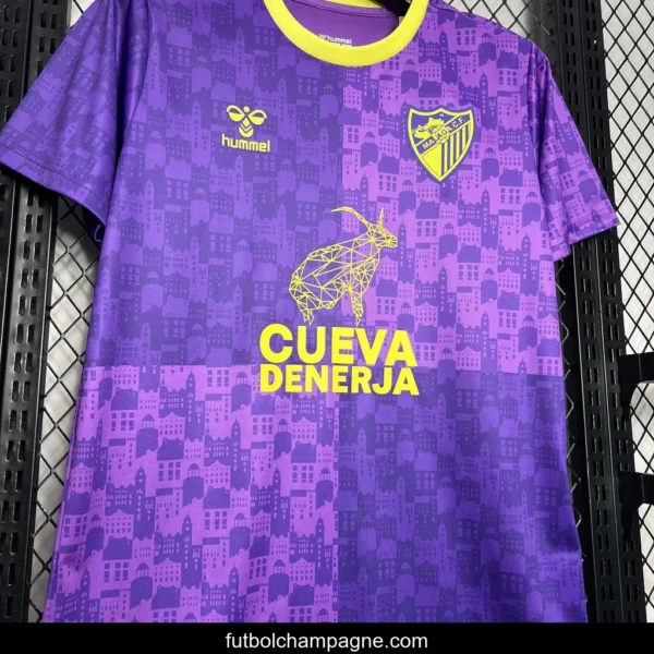 24_25 Malaga Purple Pre-match Training Jersey - Image 4