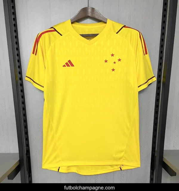 24_25 Cruzeiro Limited Edition Goalkeeper Yellow Jersey - Image 3
