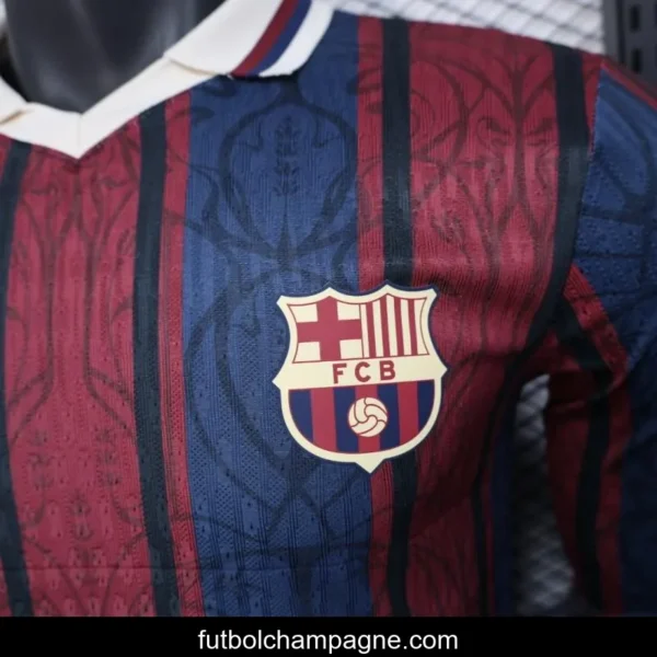 Player Version 25_26 Modernist FC Barcelona Polo Long Sleeve Jersey - Image 3