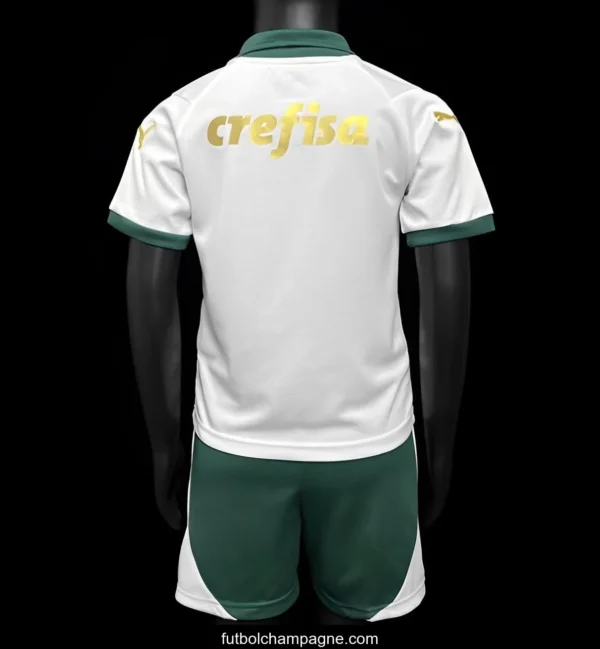 24_25 Kids Palmeiras Away White Jersey - Image 3